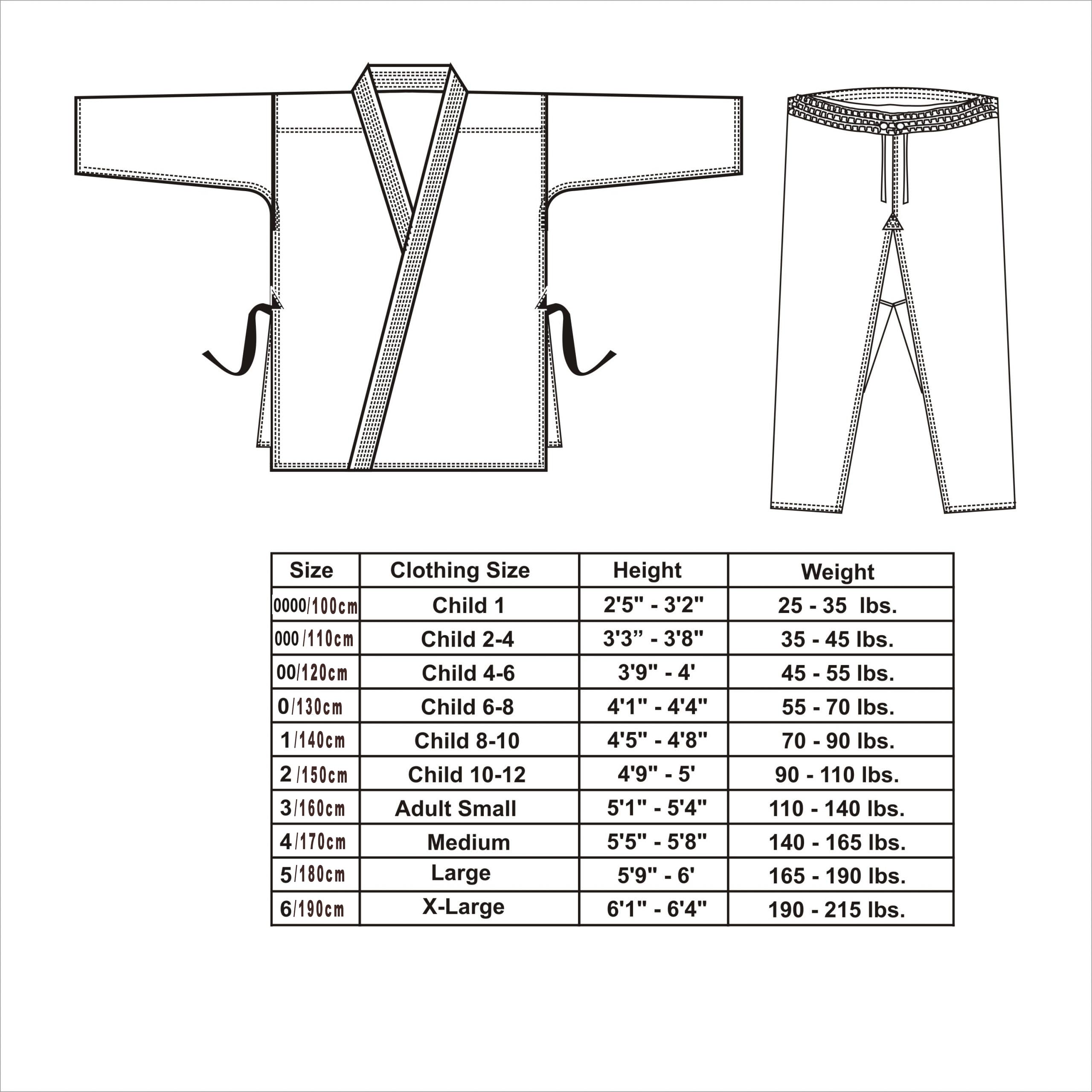 VERSAL Karate Gi - Uniforme de karate para niños y adultos, traje de karate blanco para estudiantes, 8 onzas, ligero, polialgodón, artes marciales, entrenamiento, taekwondo, uniforme con cinturón