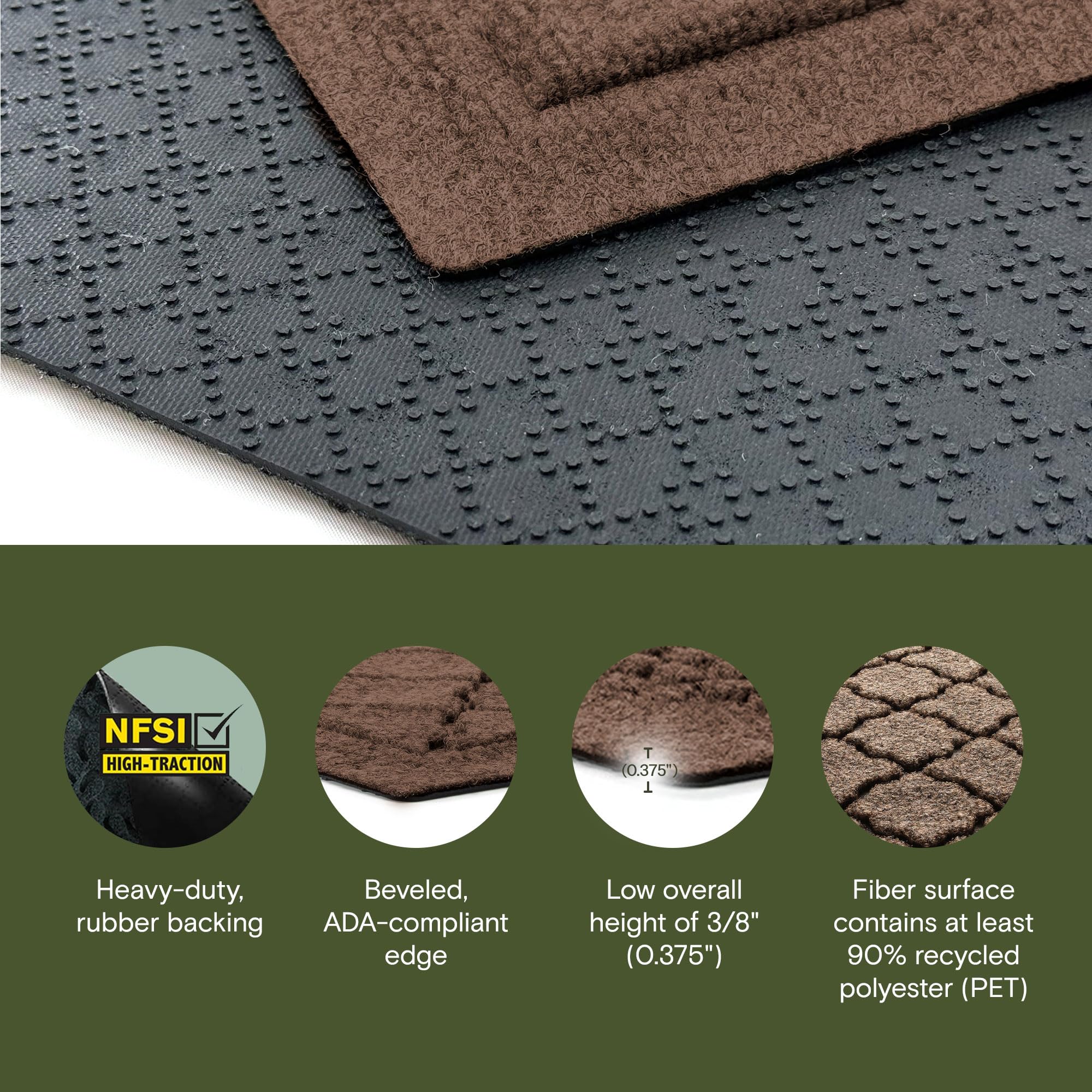 WaterHog Stair Treads - All Weather Outdoor & Indoor -3
