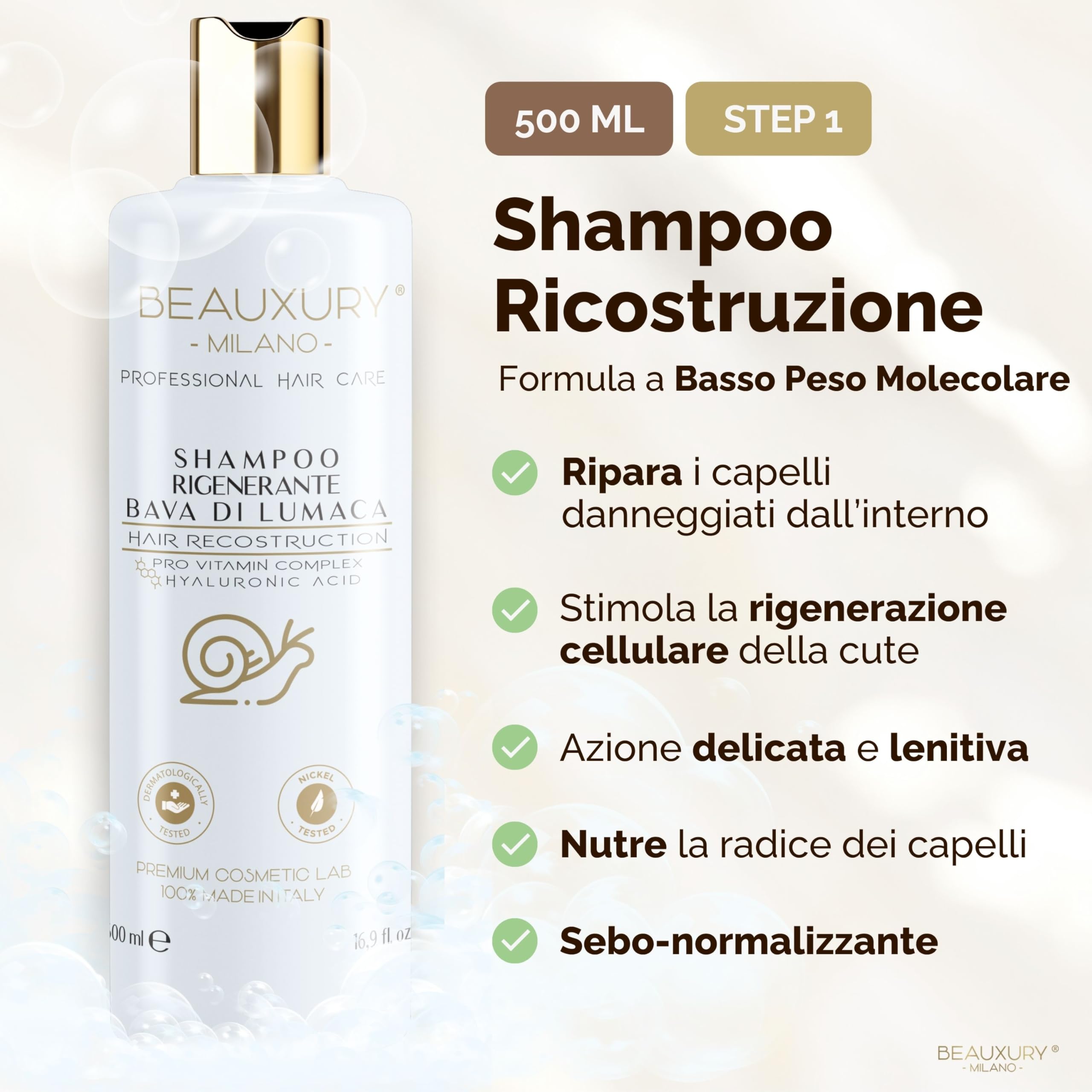 Set Shampoo 500 ml + Maske 500 ml + Leave in (Komplettset)