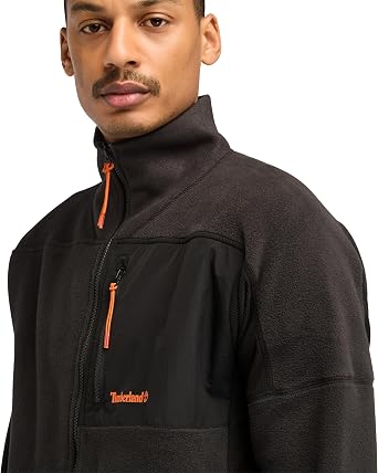 Timberland Men's Polartec Mix Media Full Zip Fleece
