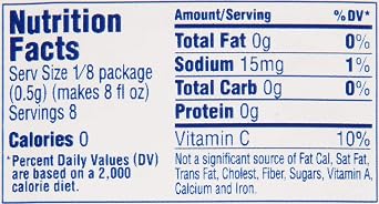 Kool-Aid Black Cherry Flavored Unsweetened Caffeine Free Powdered Drink Mix, 0.13 Ounce (Pack of 96)