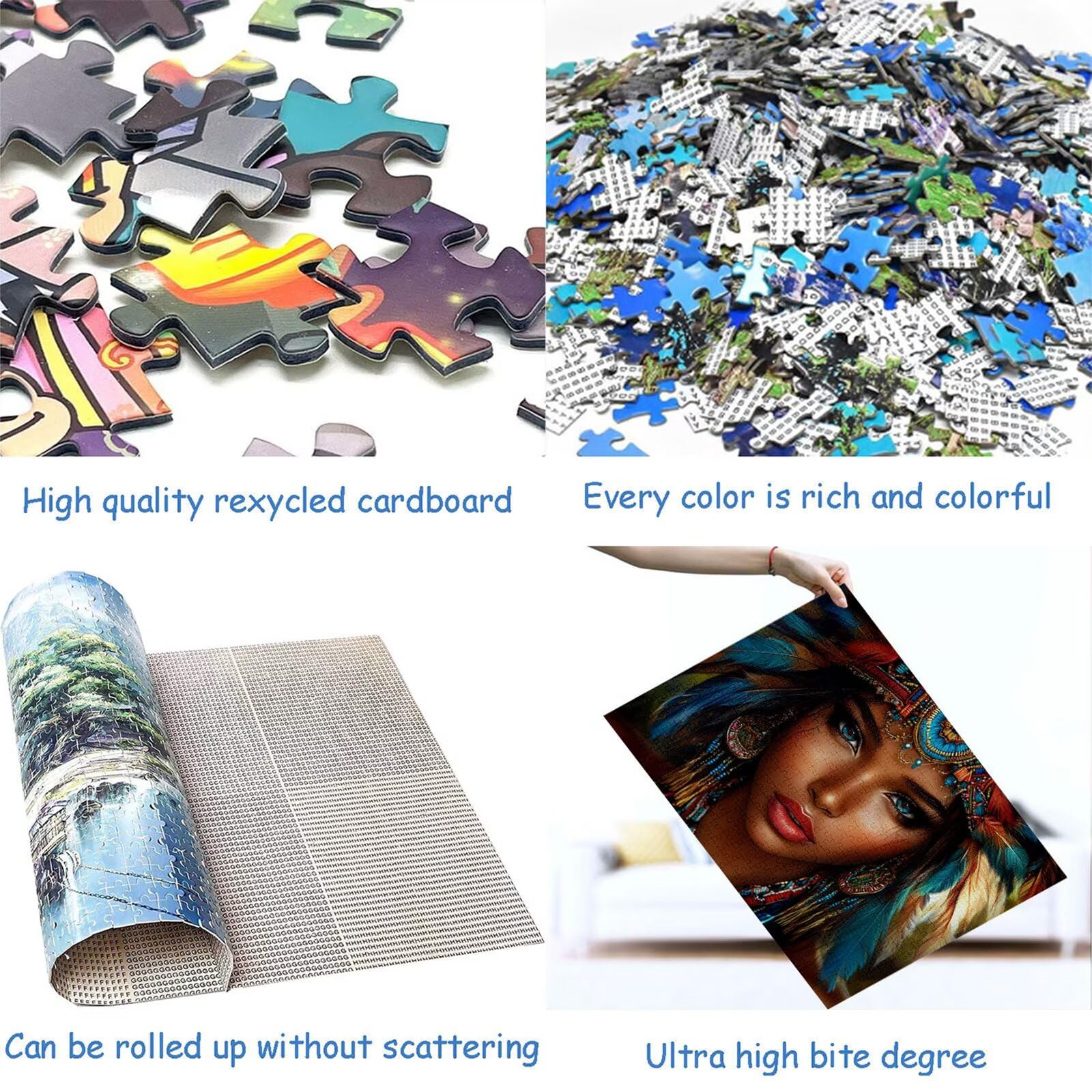Puzzle 3000 elementów Afryka puzzle dla dorosłych kobiet 122 x 81 cm Unikalne rzemiosło klasyczne 3D drewniana układanka do rodzinnych gier aktywnych, układanka zrób to sam do dekoracji ścian domu