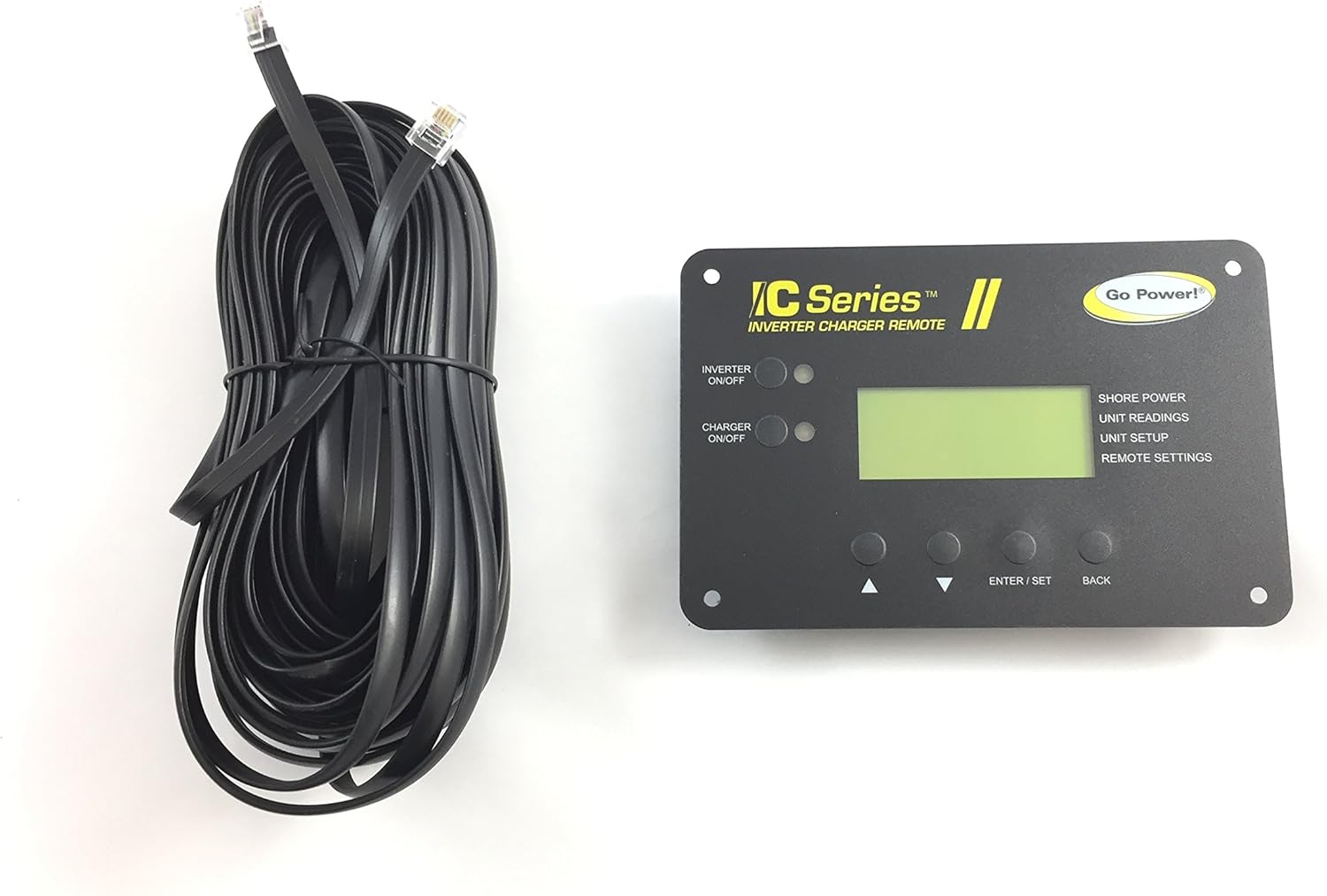 Go Power GPICR50 Inverter Charger Remote 12 Volt Kicker 46FHD Car 2Way Mini ANL AFS Fused