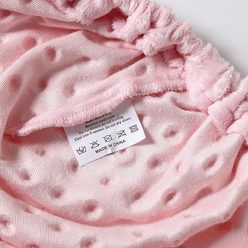 Miniatura 5 de DONOMILO Funda para cambiador, diseño de puntos súper suaves, agradable al tacto, transpirable, lavable, para bebé niño y niña (novia ruborizada)