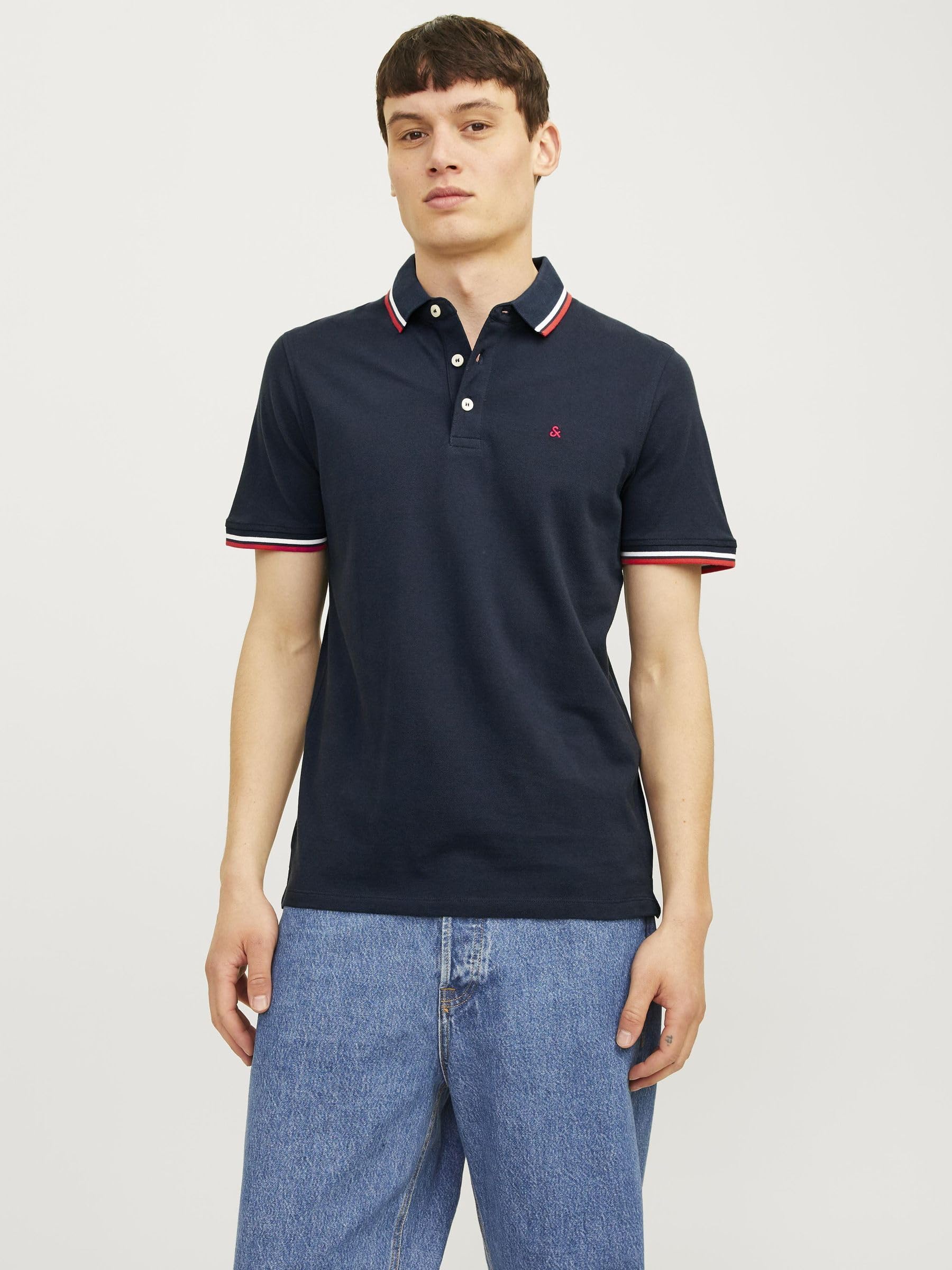 Jack & Jones Herren Jjepaulos 2pk Mp Polo Shirt – Bild 5