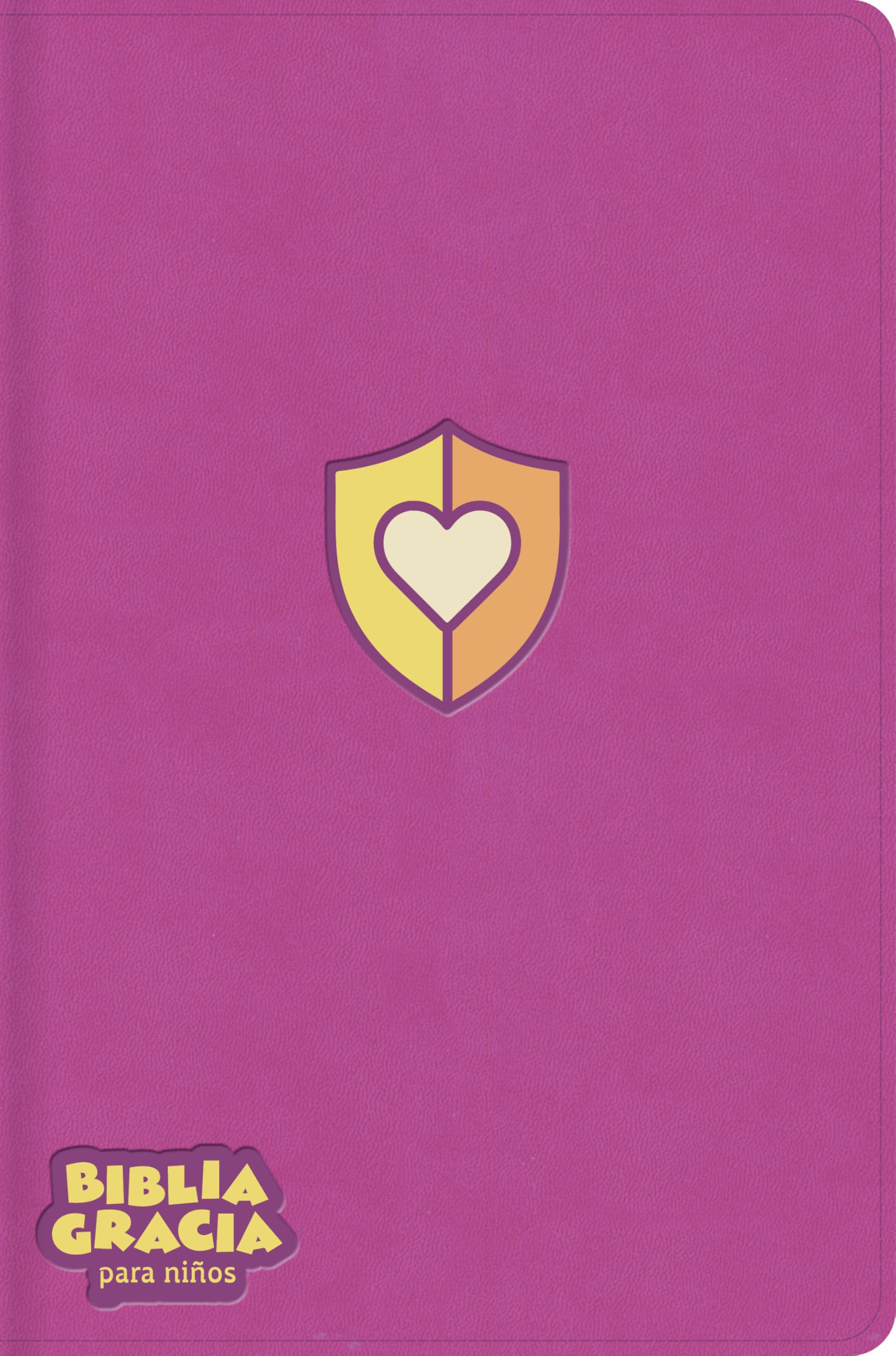 RVR 1960 Biblia gracia para niños, rosa, símil piel