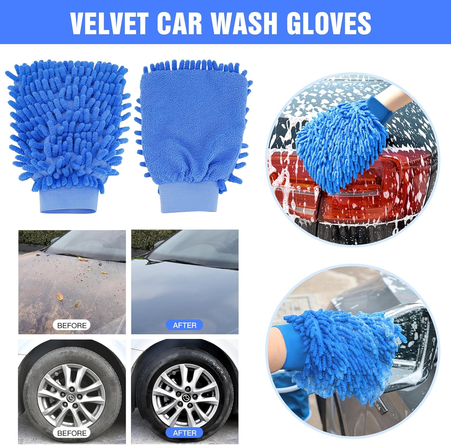 High Pressure Washer Wand,Hydro Jet Water Hose Nozzle,Heavy Duty High Power Water Wand - Pressure Washer Gun Attachment - Garden Hose Jet Nozzle for Gutter Patio Car Pet Window Glass