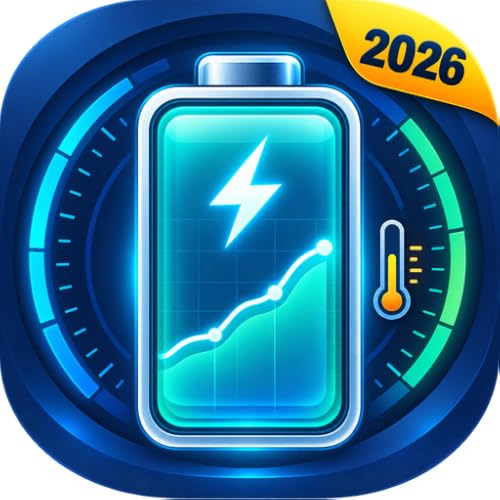 Battery Monitor for Fire Tablet - Charge Time, Usage Estimates, Temperature, Alerts & History