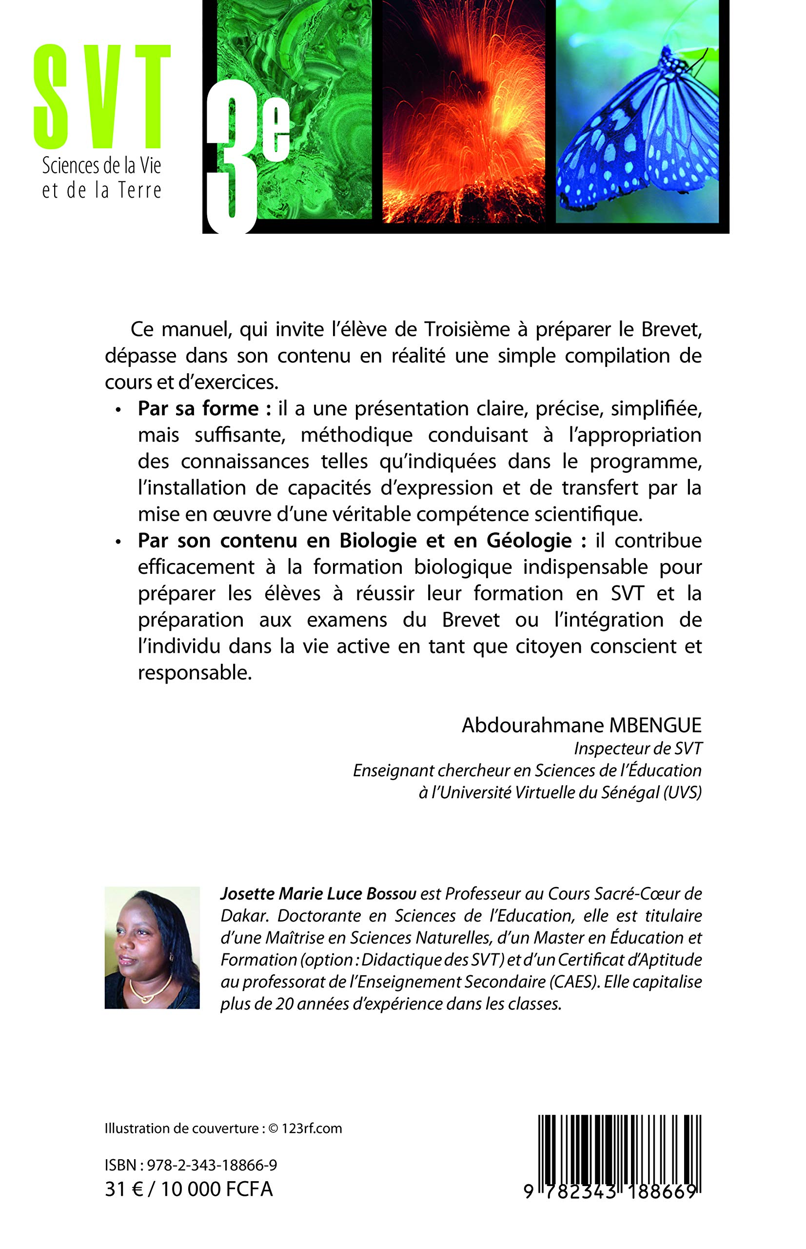 SVT Sciences de la Vie et de la Terre 3è: Cours Exercices Corrigés