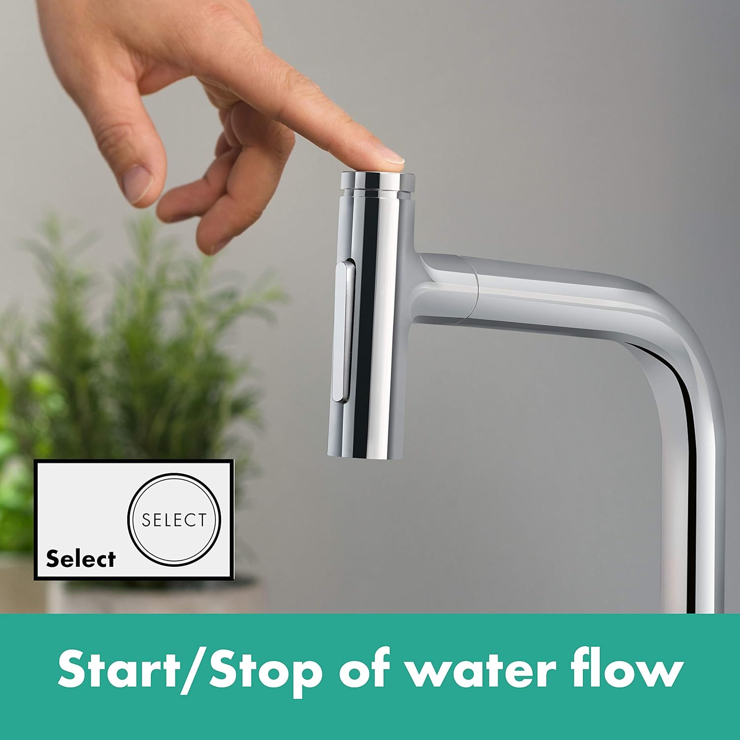 hansgrohe Talis M51 single-lever kitchen mixer 220, pull-out shower, 2 jet, sBox, Colour: Chrome - 73868000