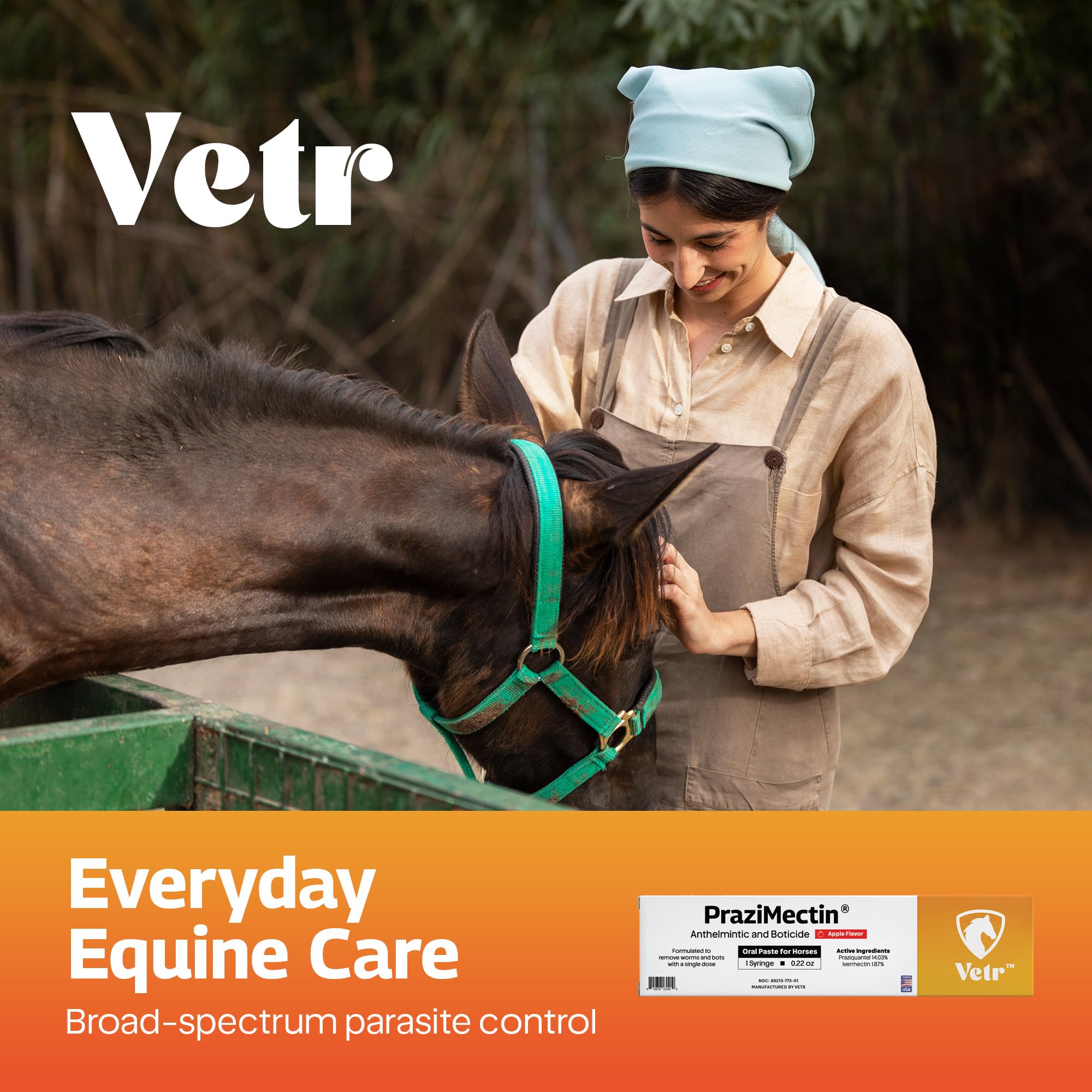 vetr Horse Intestinal Support Paste PraziMectin - Apple Flavor - 0.225 oz Syringe - for Horses up to 1320 lbs — view 4