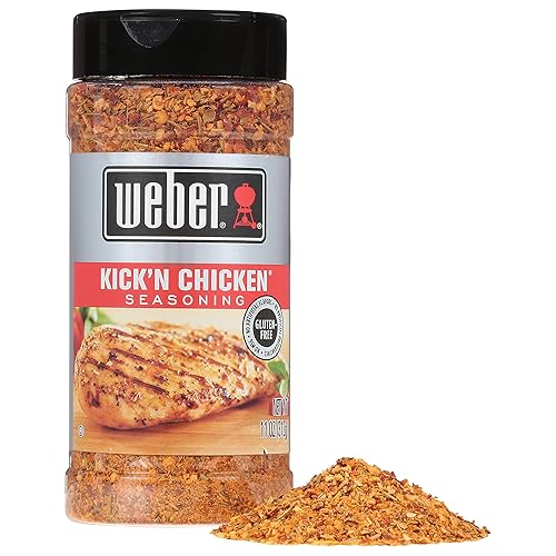 Miniatura 4 de Weber Condimento Kick'n para pollo, coctelera de 11 onzas