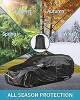 Vista 5 de Funda impermeable para automóvil para todo tipo de clima, ajuste personalizado para Ford Explorer 2002-2024, cubierta exterior completa resistente