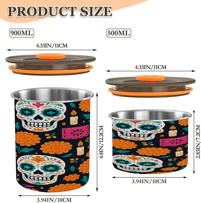 Envase de Acero Inoxidable para Alimentos 900ml miniatura 3