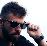 Fièrement canadien : Lunettes de soleil Hommes & Les vraies maisons de bois & Cadre d'acétate Polarisé UV400 Verres Hommes Lunettes de soleil