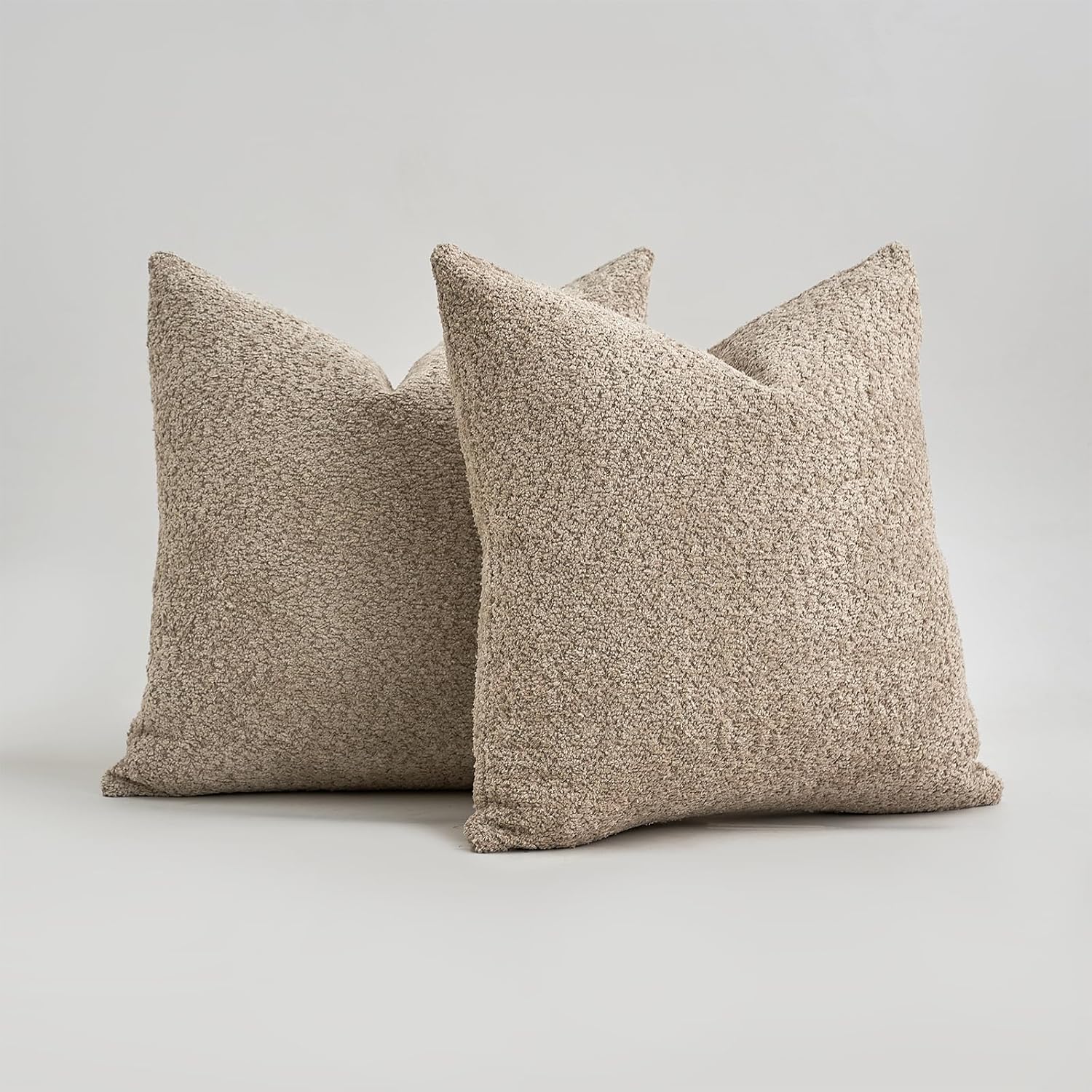 MOROCO Pillow Covers 20x20 Neutral Pillow Covers Textured