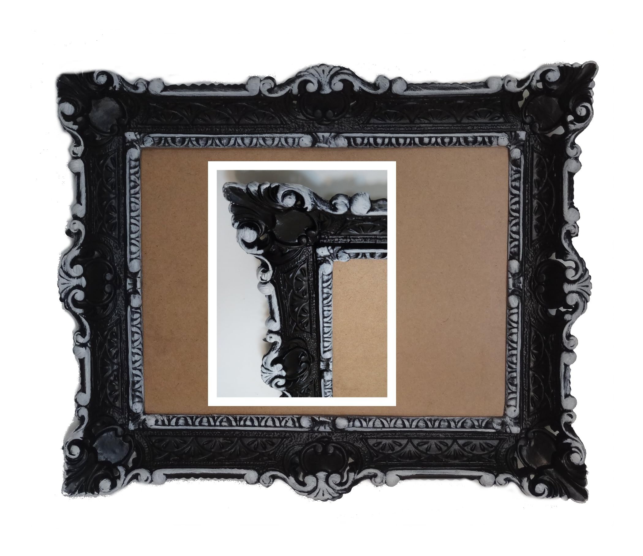 Cadre photo 30 x 40 cm pour habiller un mur vide avec un style baroque