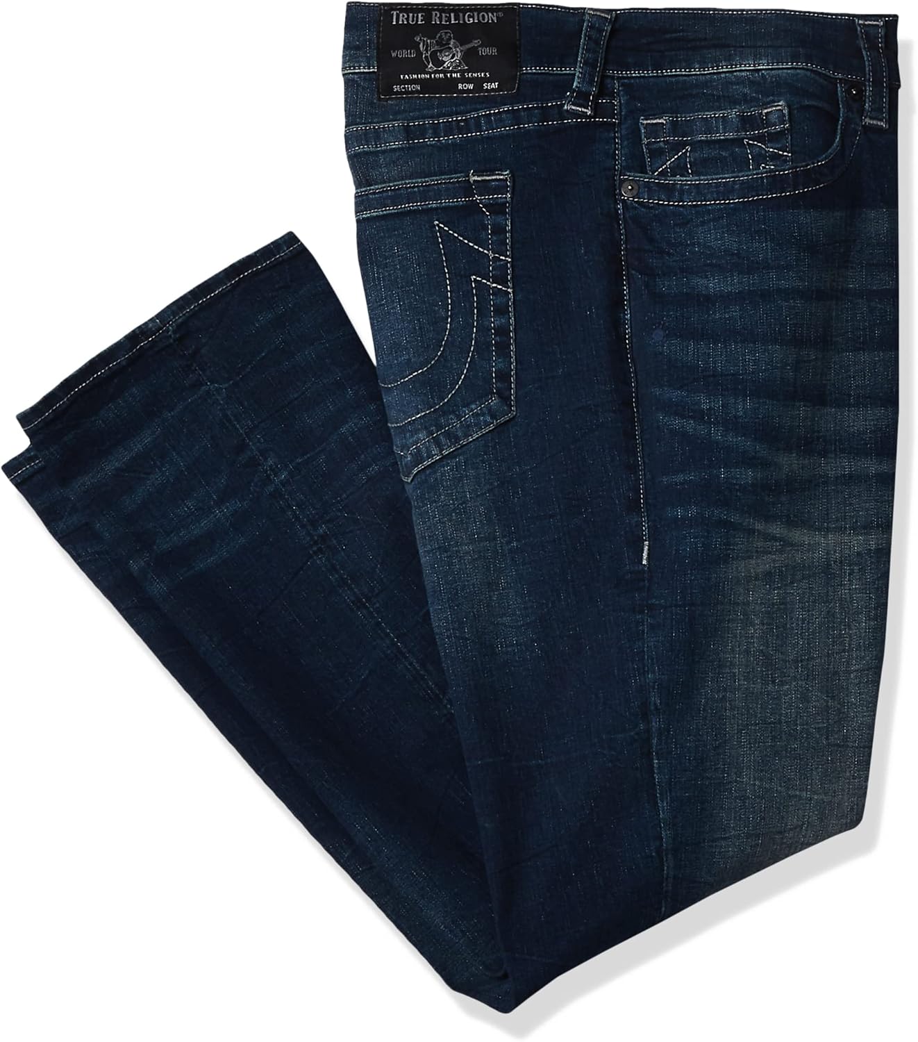 TRUE RELIGION RICKY 濃紺ストレートデニムパンツ　31×34. RICKY STRAIGHT JEAN - Dark Wash Muddy Waters | True Religion