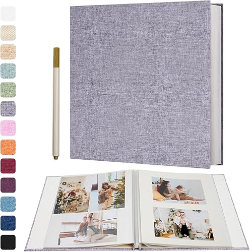 Vienrose - Álbum de fotos autoadhesivo de 3 x 5, 4 x 6, 5 x 7 u 8.5 x 11 pulgadas, álbum de recortes magnético para hacértelo tú mismo, 60 páginas