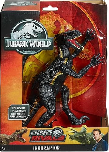 Miniatura 5 de Mattel Jurassic World Fallen Kingdom Indoraptor - Figura de acción de dinosaurio con articulaciones móviles, juguete