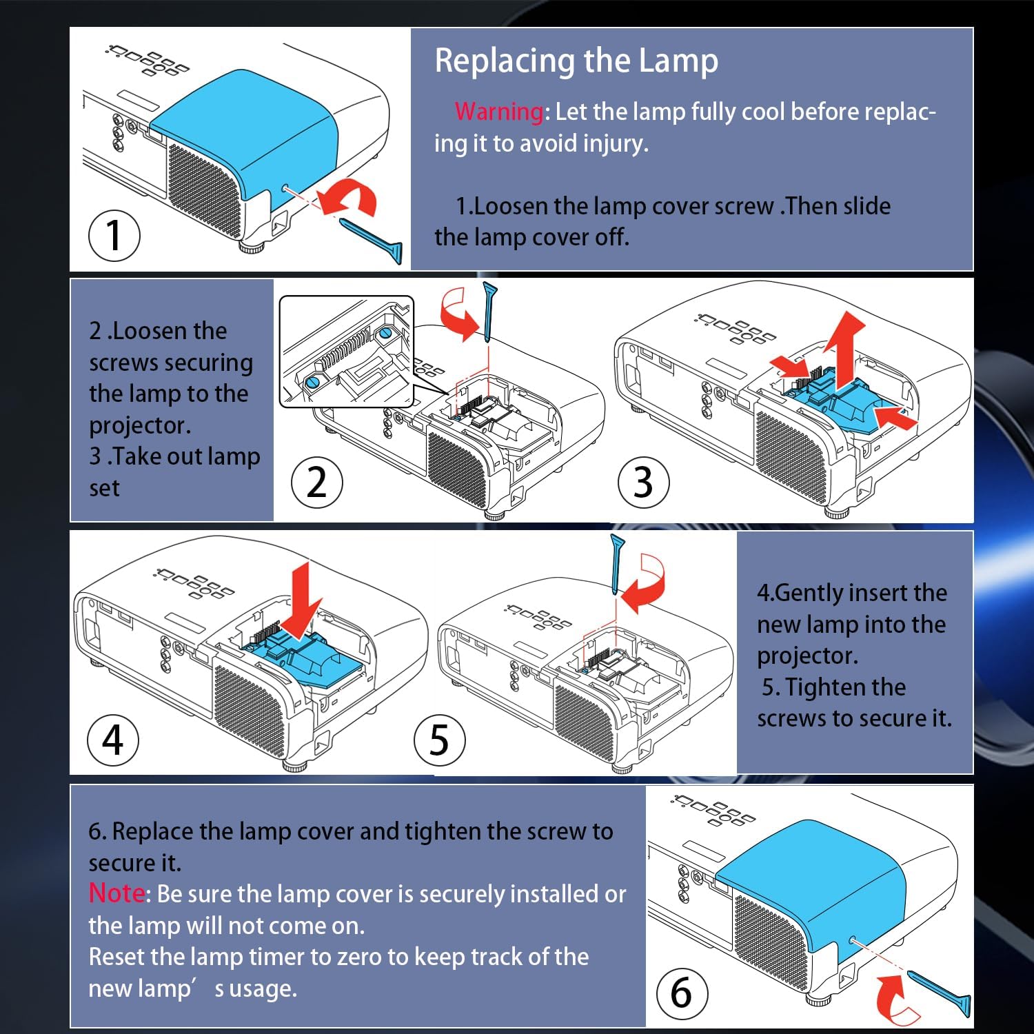 LMP-H220 (OEM Original Bulb) for Sony VPL-VW385ES VW365ES VW360ES VW320 VW260/270/285/295ES SX630 SW620C/630C/635C/631C/636C EW348/578 EX300/310/315/340/345 EX430/435 Replacement Projector Bulb