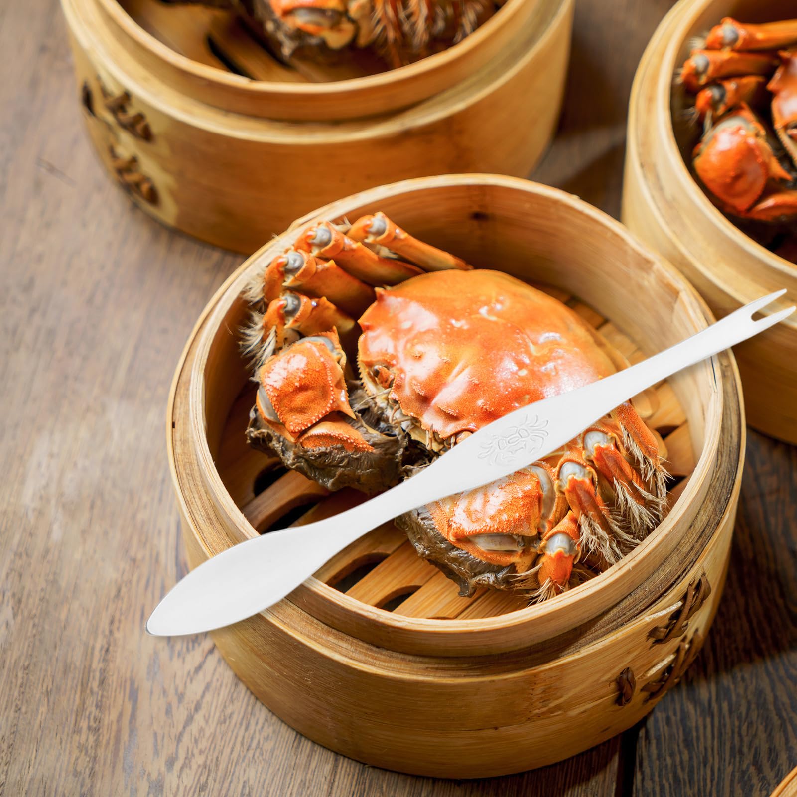 Juego de Utensilios de Cocina de Acero Inoxidable para Abrir Conchas de Mariscos y Extraer Carne, Herramientas para Patas de Cangrejo Ideales para Comer Mariscos
