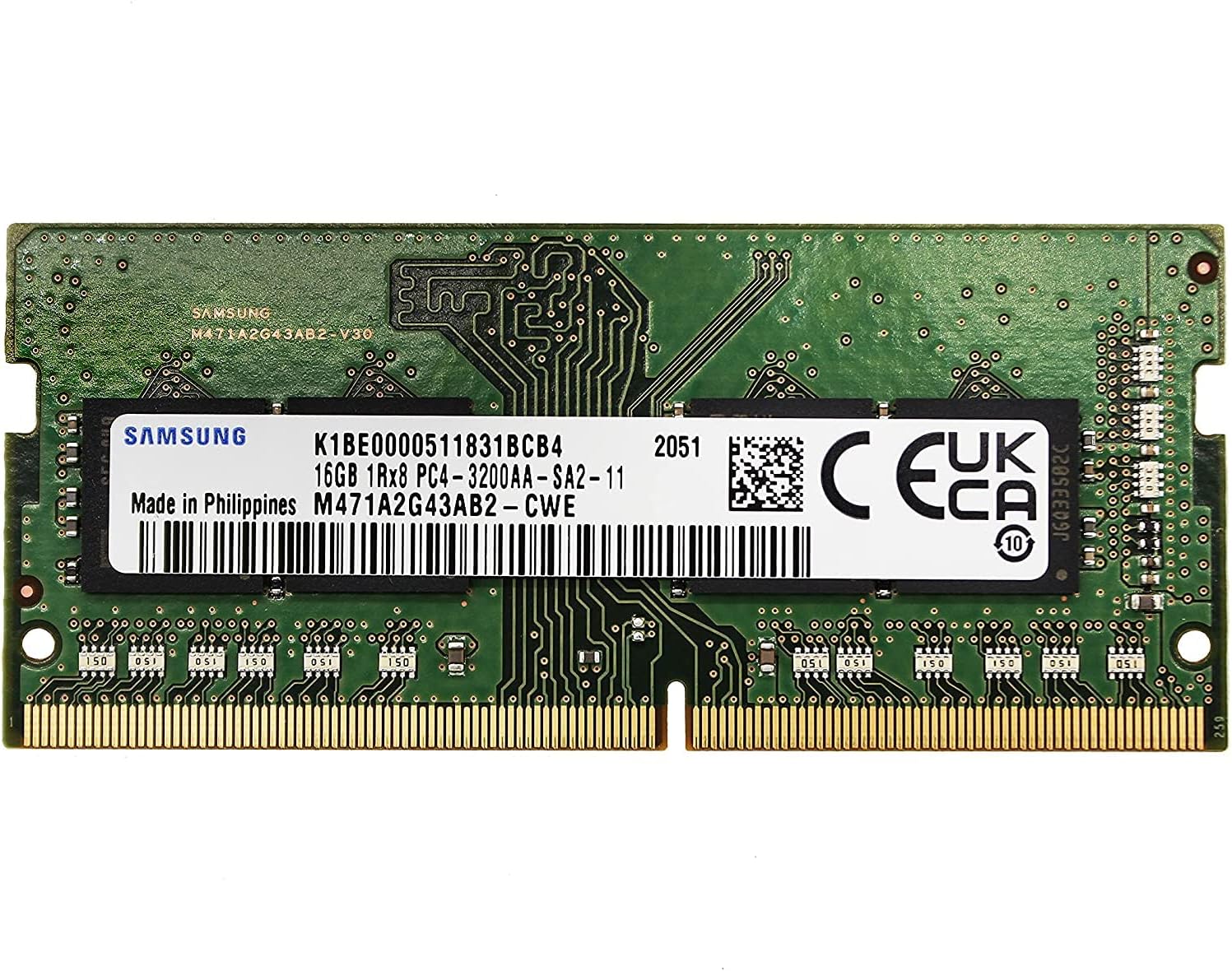 Lot De 2 Barrettes Mémoire DDR4 8 Go (16 Go) PC4-25600 3200 MHz Pour PC De Bureau