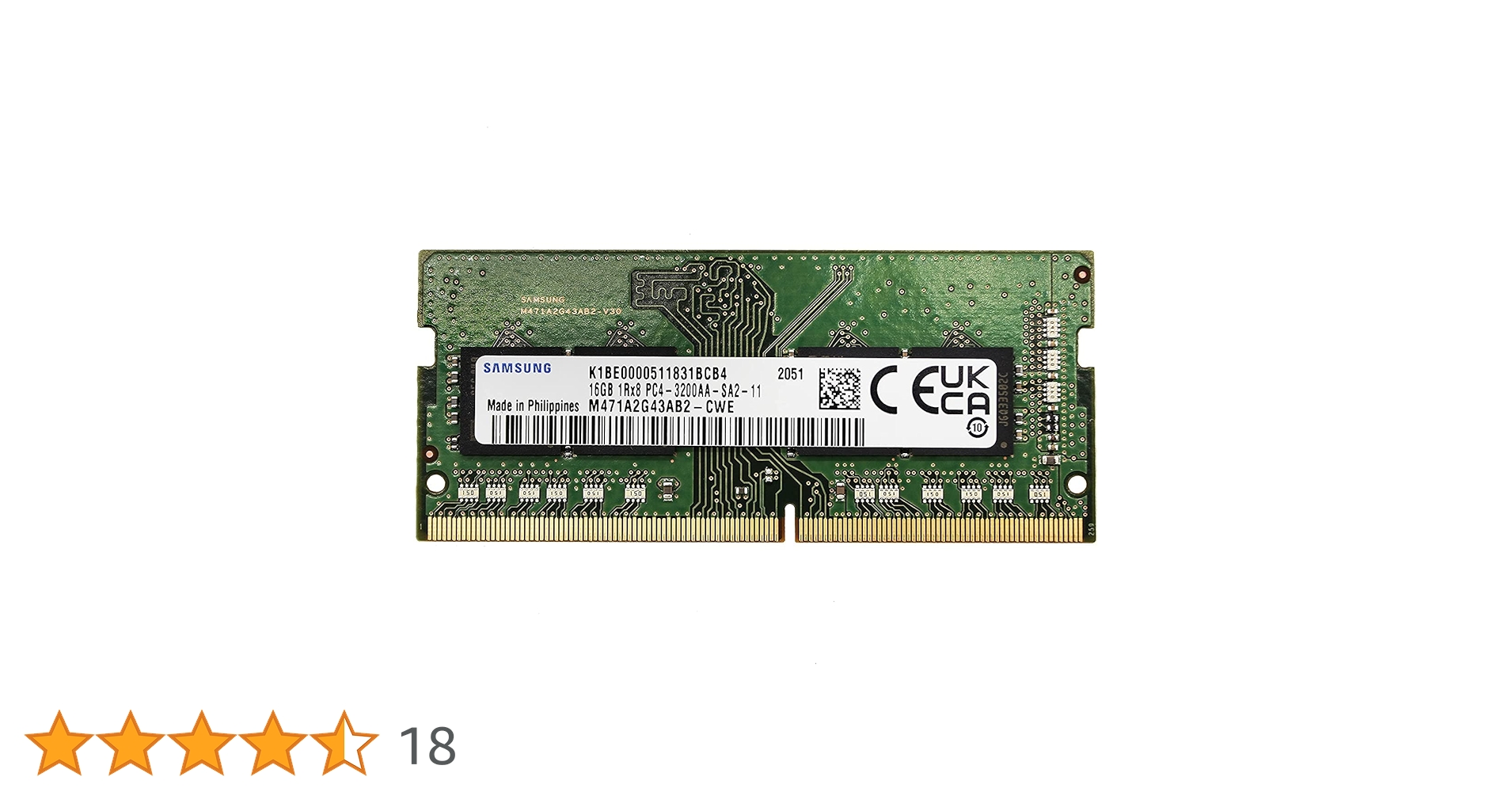 Amazon.co.jp: サムスン PC4-25600 DDR4-3200 16GB (2048Mx8