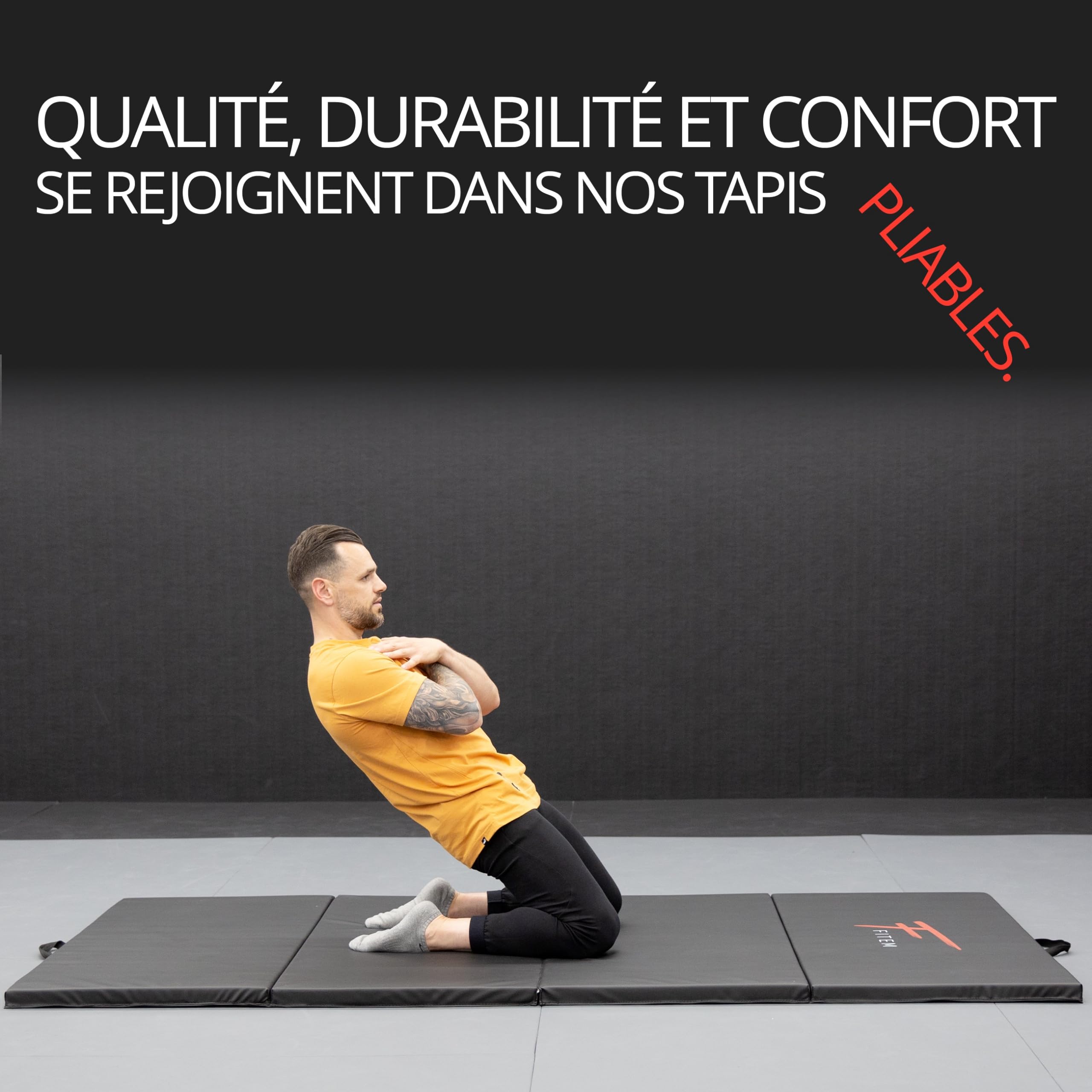 Colchoneta para gimnasia gruesa 240x120x4 cm 180x60x4 cm con asas de transporte yoga fitness