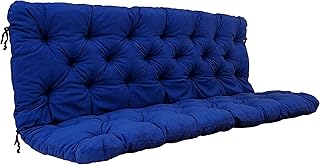 Chicreat Coussin pour Banc avec Dossier, 150 x 98 x 8 cm, Bleu