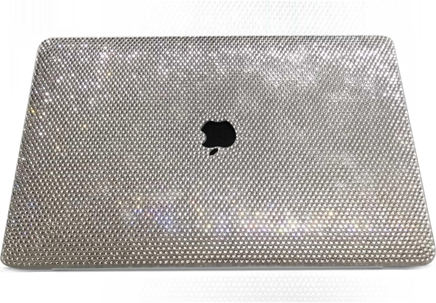 Bling Rhinestone Case Compatible with MacBook Air 13 inch 2022 2021 2020 2019 2018 Release M1 A2337 A2179 A1932 Touch ID,Glitter Sparkle Diamond Case Fashion Luxury Shiny Crystal Hard Shell - Image 4