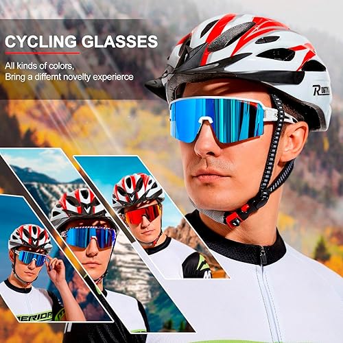 Miniatura 2 de SPOSUNE Gafas de ciclismo polarizadas para hombres y mujeres, protección UV400, gafas de sol deportivas para béisbol, correr, pesca, equitación