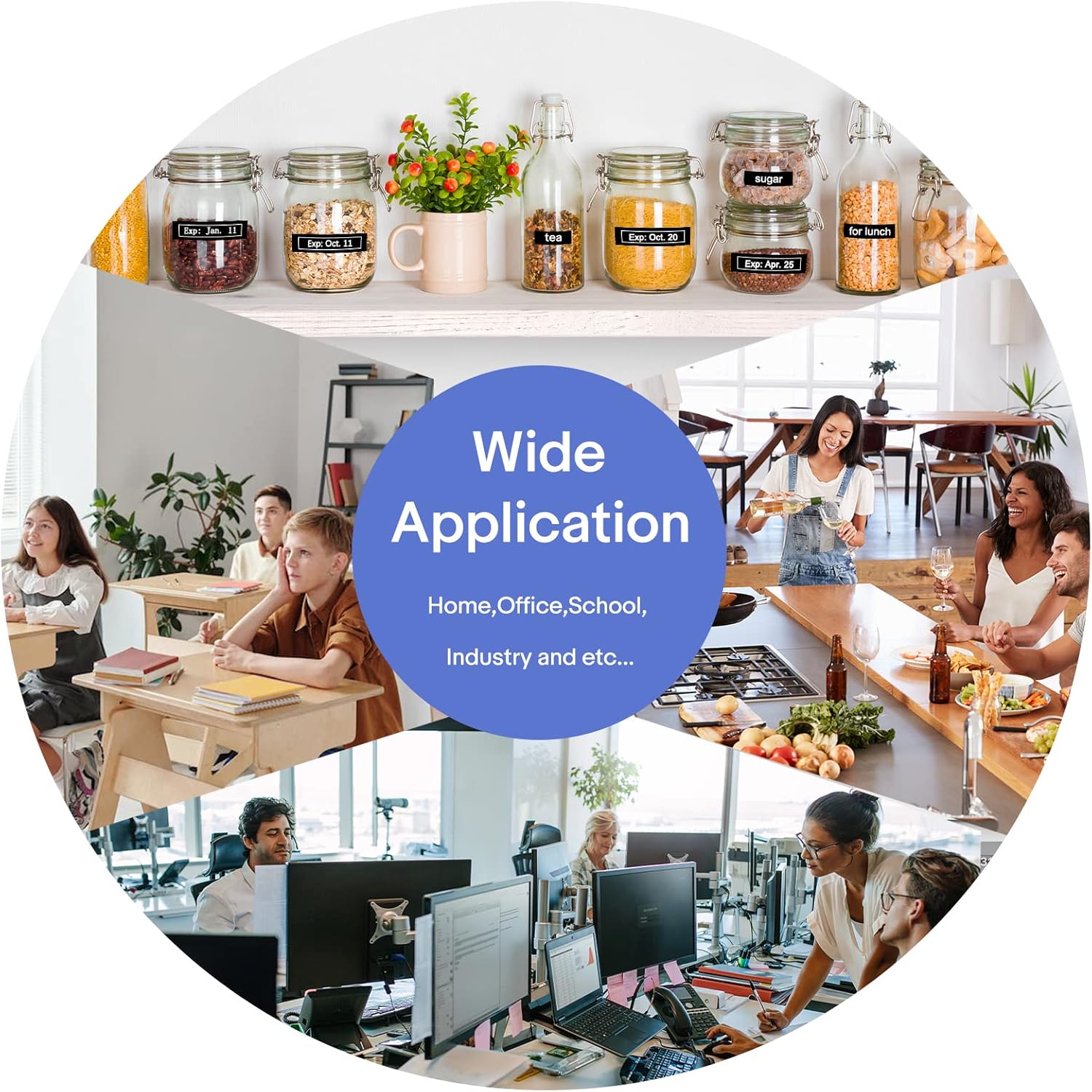 GREENCYCLE 3PK Black and 8PK Multi Color 12mm Label Tape Compatible for Brother TZe-335 TZe-131/231/431/531/631/731/831/931 AZE Laminated Tape for P-Touch PT-H100 H110 D400AD D600 Label Maker,11 Pack