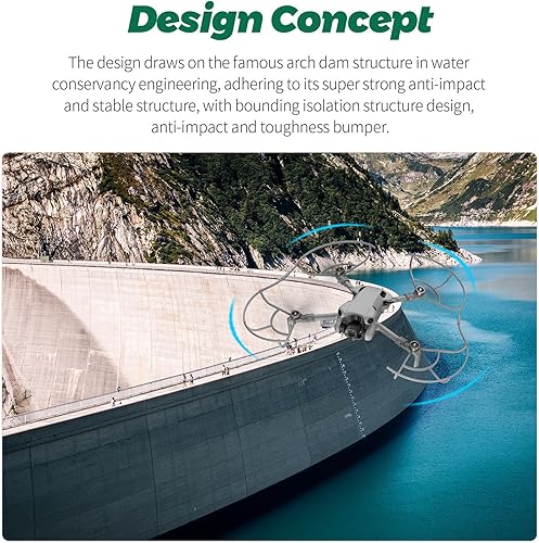 Miniatura 5 de Protector de hélice compatible con DJI Mini 4 Pro Drone de liberación rápida protectores de cuchilla de hélice funda protectora anticolisión para