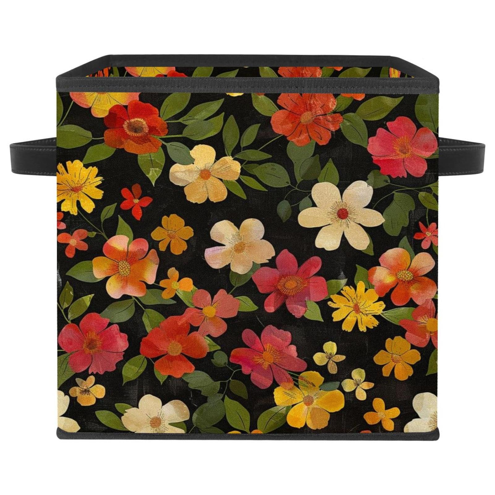 Panier de rangement pliable en Oxford lavable avec double poignées solides