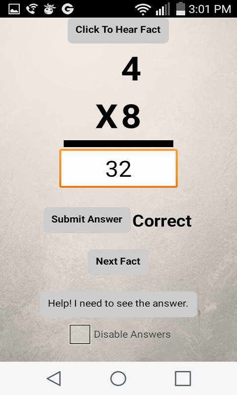 Math Facts Lab App Math Facts: Multiplication - App on Amazon Appstore