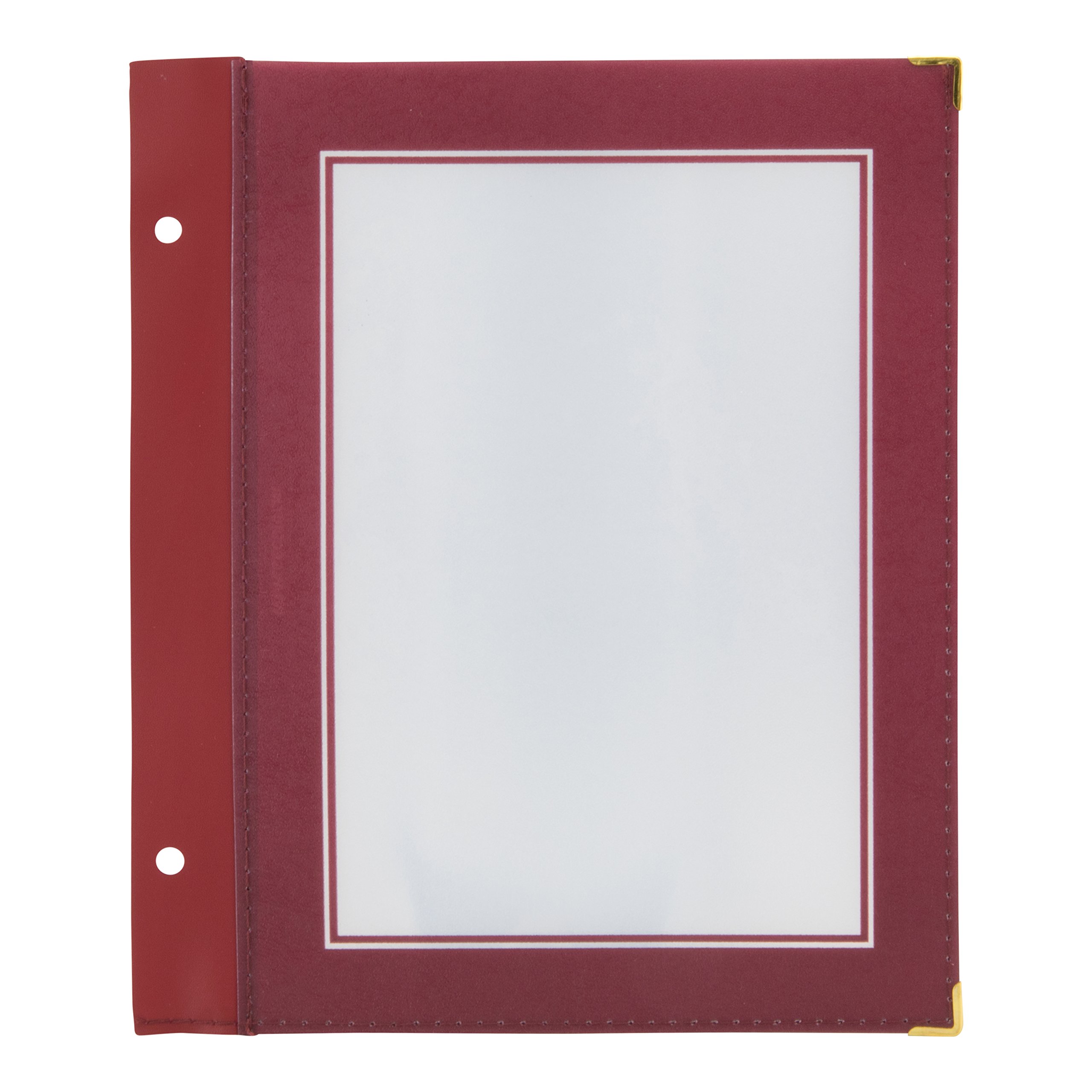 Securit A4 Wood Range Menu Holder Insert Set of 5 Inserts A5 Wine Red (CRT 10)