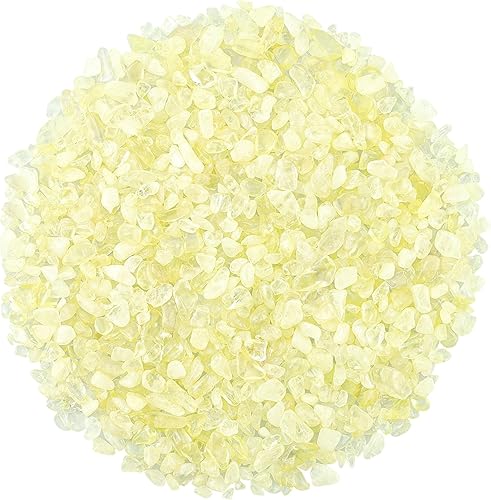 Vista 144 de ZHIYUXI Piedras de cristal de cornalina para pecera, grava, jarrón de relleno, cristales triturados, cristales curativos pulidos, piedra de cuarzo K