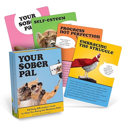Your Sober Pal Sobriety Affirmation Deck: 50 Daily Affirmation Cards to Help You Along the Recovery Path