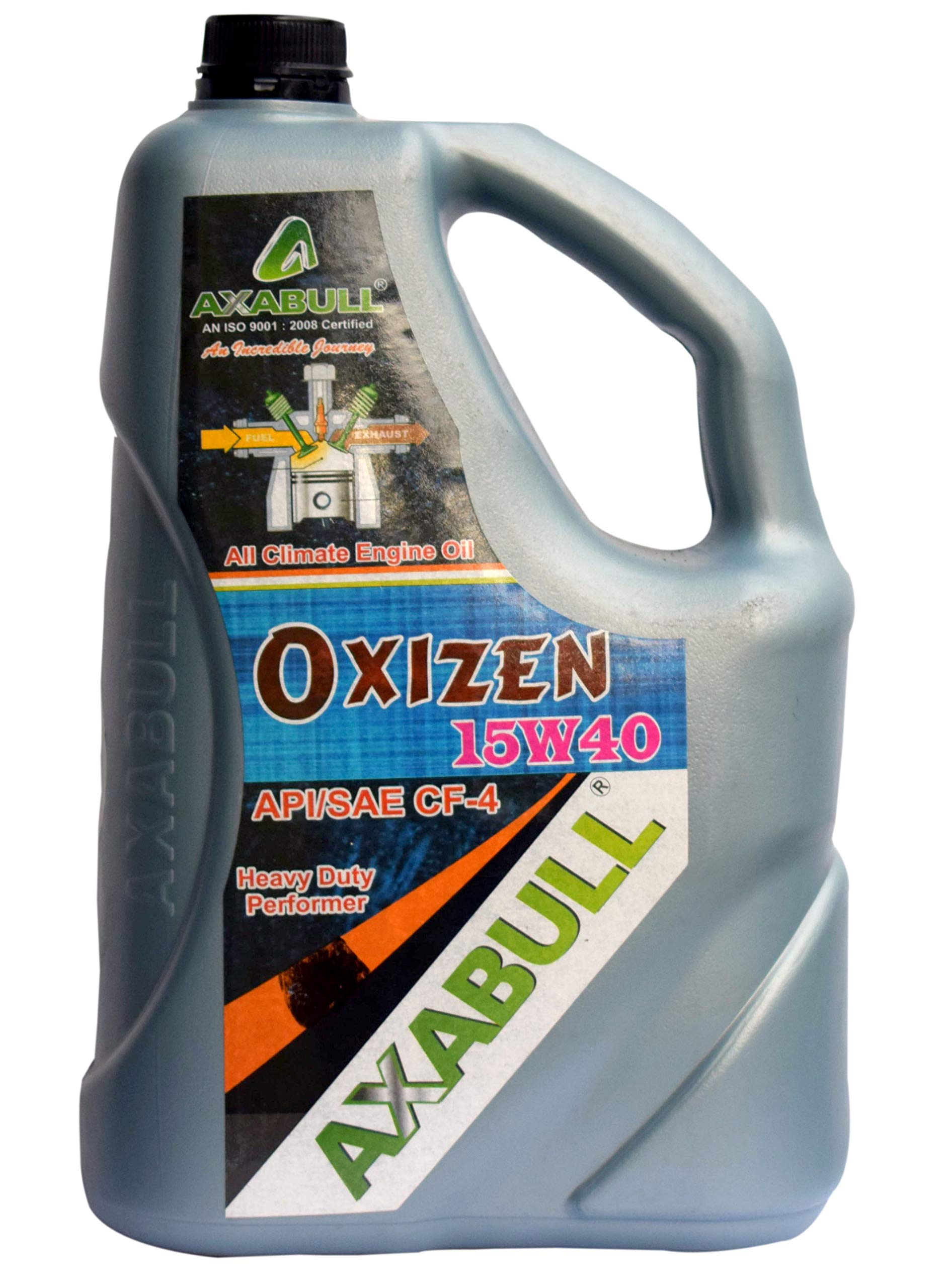 Axabull Oxizen 15W40 Heavy Duty Commercial Engine Oil 4 Lt