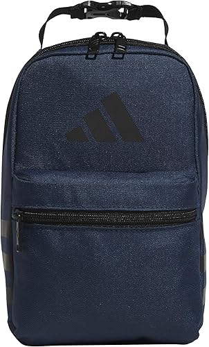 Miniatura 21 de adidas Santiago Lonchera unisex con aislamiento para mujeres y hombres, contenedor de alimentos con bolsillo de malla, Talla única Plata Violeta