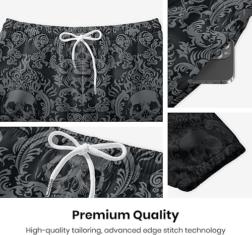 Miniatura 6 de YIFTD Pantalones deportivos para hombre con bolsillos, pantalones deportivos casuales con cordón