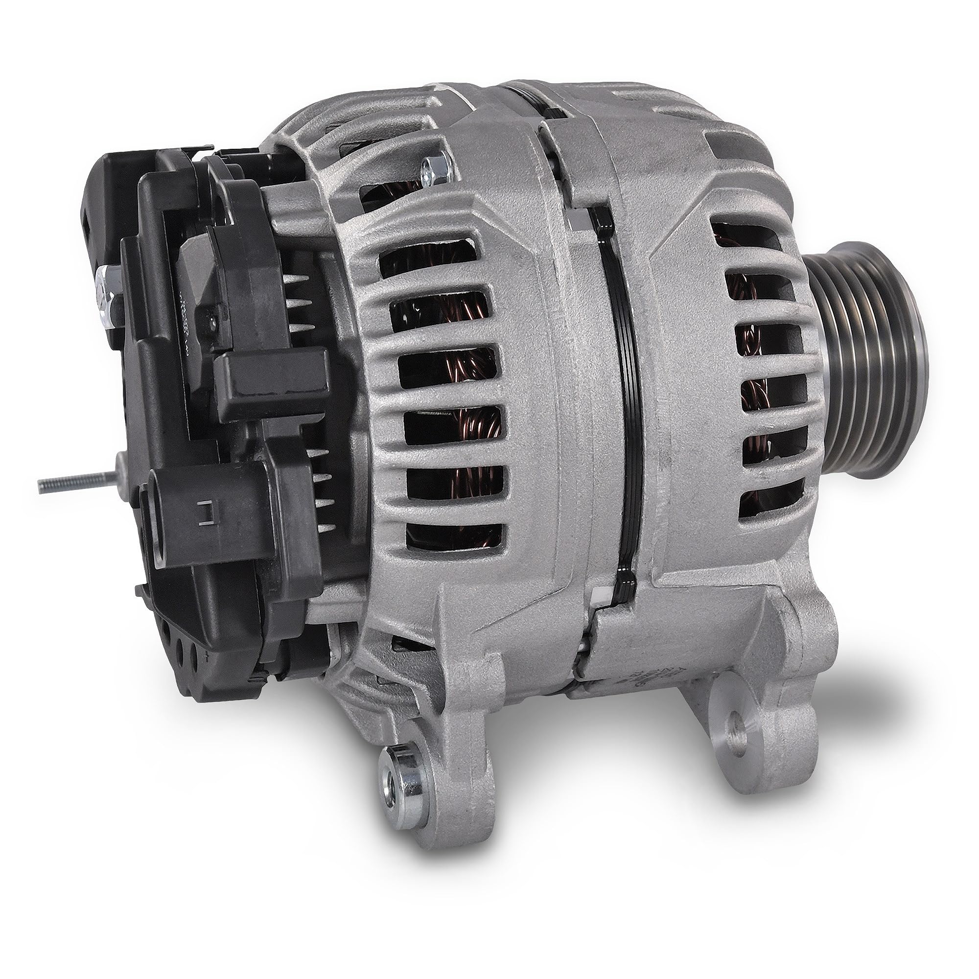 ATEC GERMANY 1x Alternador 14V 140A Compatible con AUDI A1, A3, A4 B6, A4 B7, SEAT ALHAMBRA, ALTEA, IBIZA, LEON, TOLEDO, SKODA FABIA 2, OCTAVIA 2, RAPID, ROOMSTER, SUPERB 2, YETI (5L)