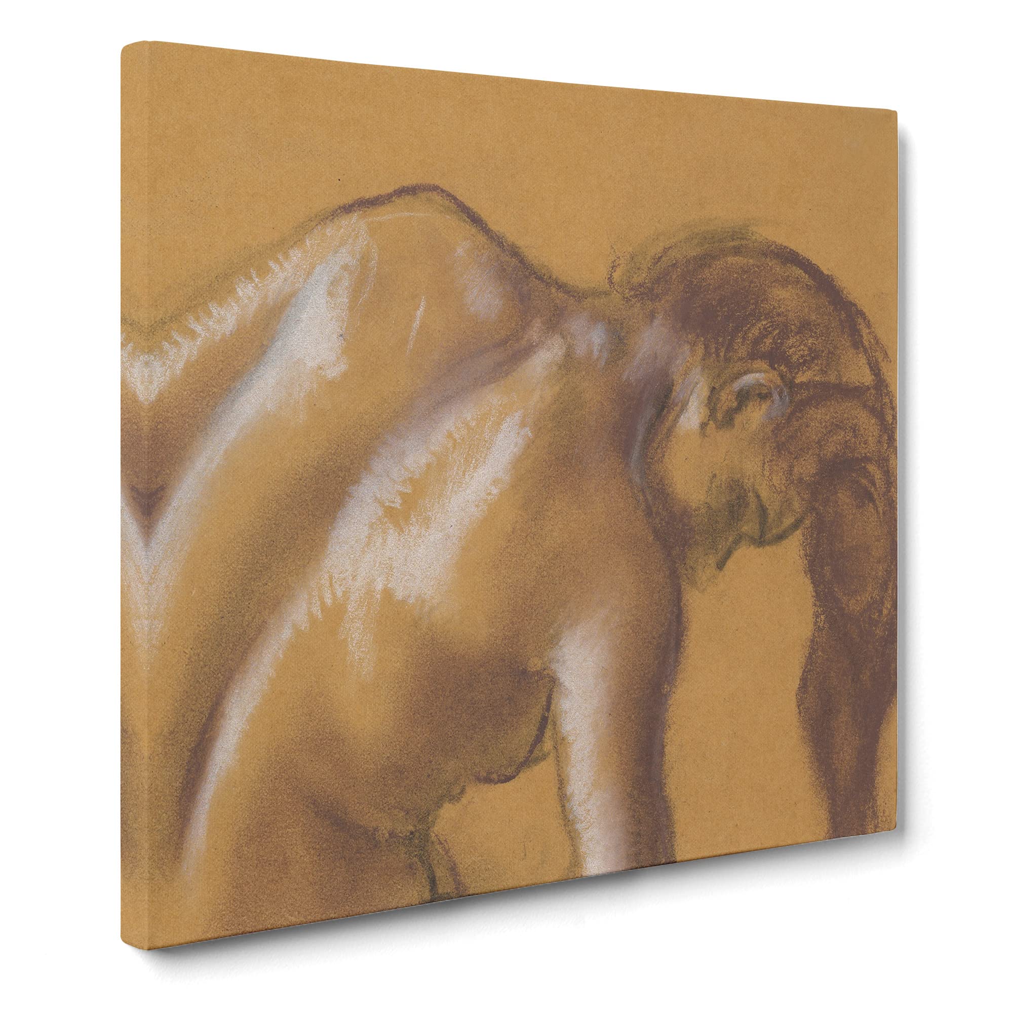 Study of a Nude Woman Vol.3 by Edgar Degas Canvas Print, Mixed, 35L x 35W cm