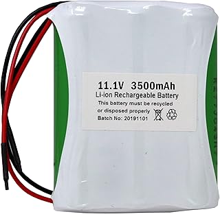 11.1 Volt Lithium Ion Battery Pack (3500 mAh) with Protection IC