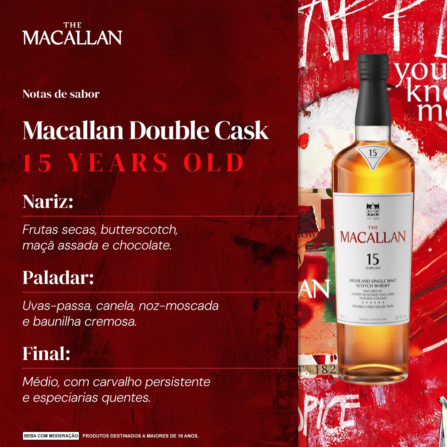 Amazon.co.jp: Single Malt Whiskey The Macallan Double Cask 15