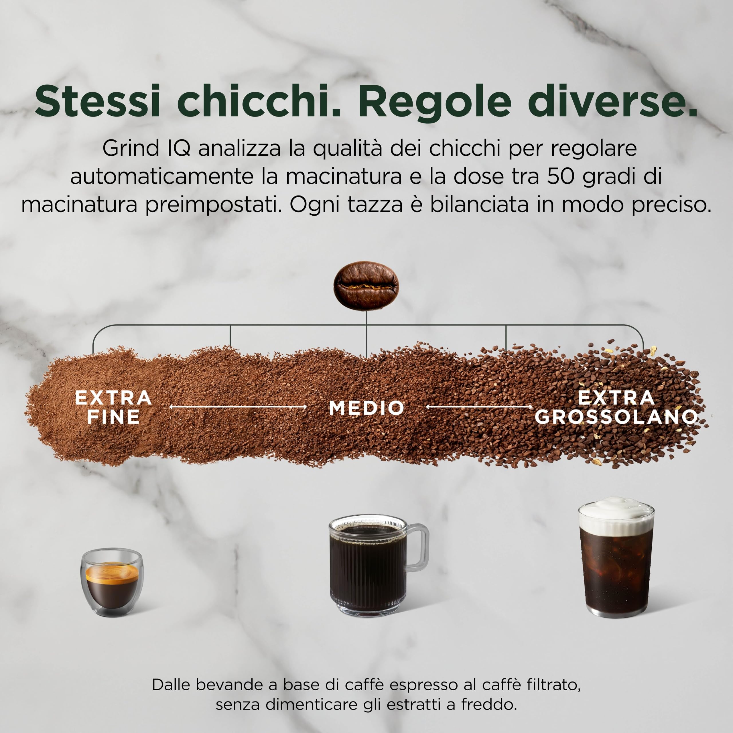Ninja AutoBarista Automatic Espresso, macchina da caffè per caffè filtrato ed estratto a freddo, 10 programmi e 4 impostazioni schiuma latte, parti lavabili in lavastoviglie, argento AE1021EU