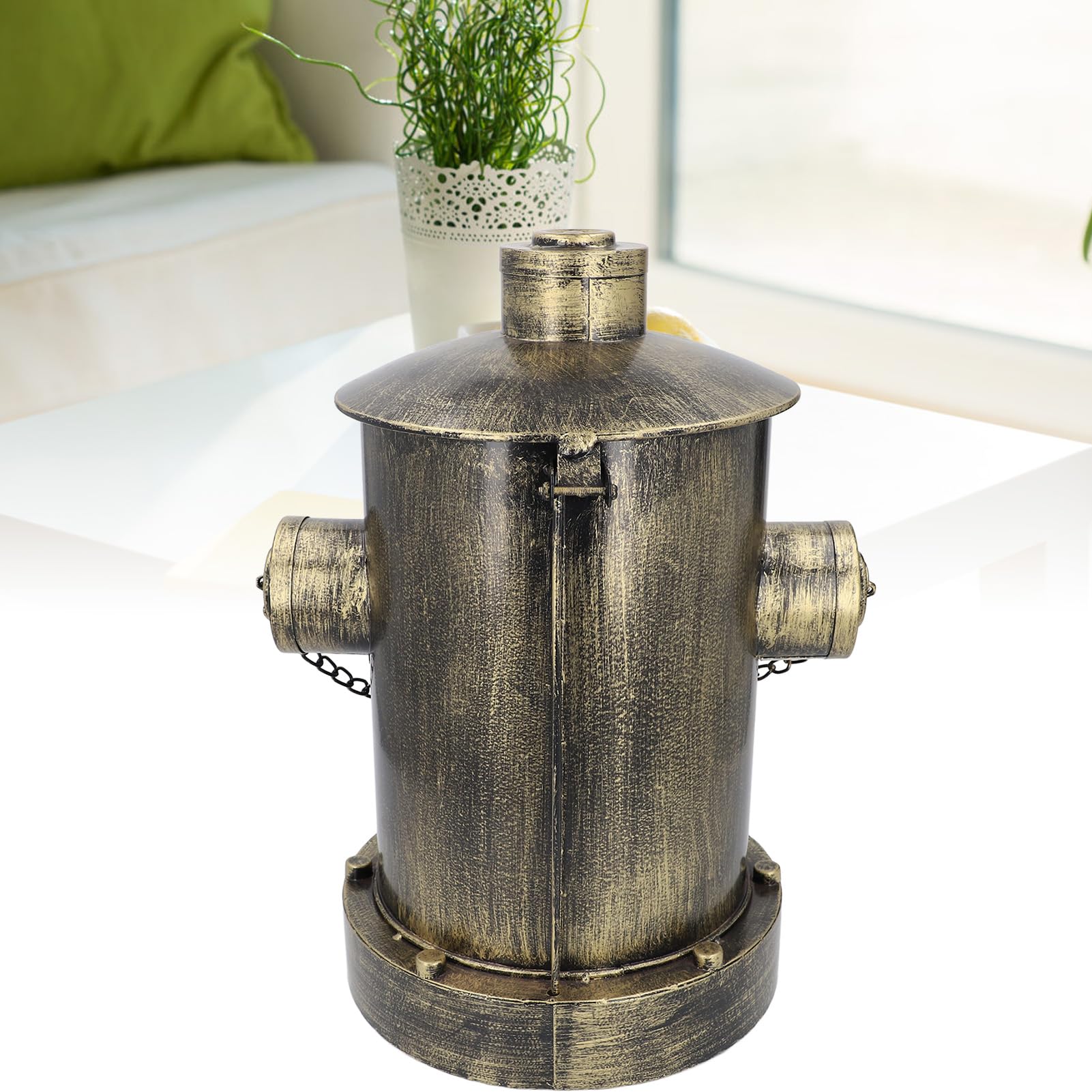 FILFEEL Bote de Basura Hidrante con Cubo Interior con Pedal para una Gestión de Residuos Elegante y Decoración del Hogar