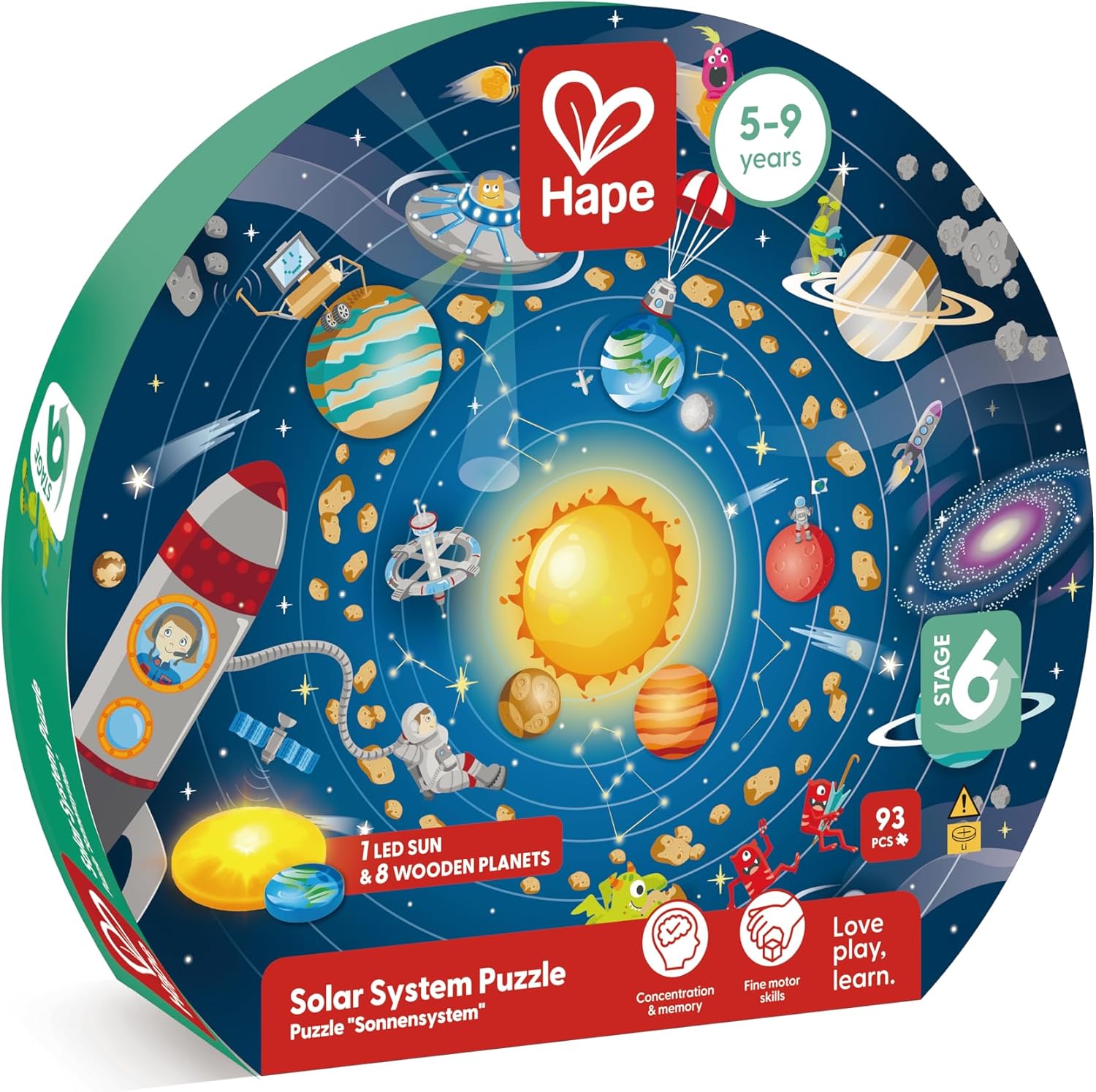 #Puzzle del sistema solar Hape por sólo 22,19€ ¡¡26% de descuento!!