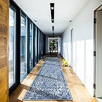 Vista 61 de Vaukki - Alfombra de pasillo, suave y peluda, alfombra antideslizante lavable, para lavandería, cocina, granja, baño, entrada y dormitorio